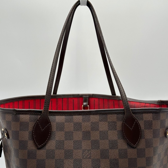 2010 Authentic Louis Vuitton Damier Ebene Neverfull MM Tote - Picture 5 of 16